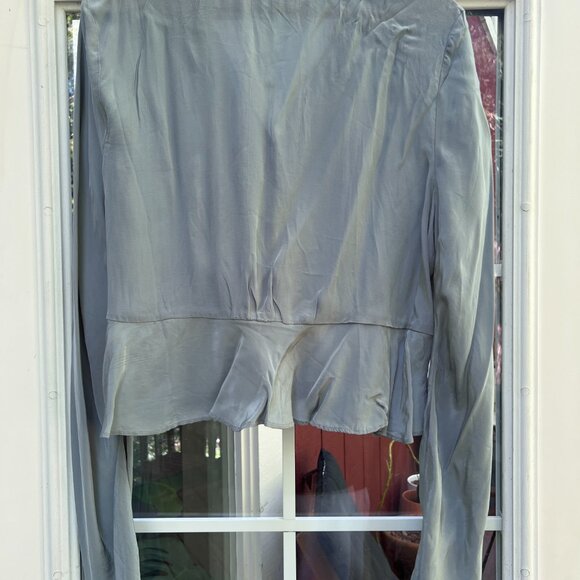 Madewell Bell Sleeve Wrap Top - Picture 5 of 6